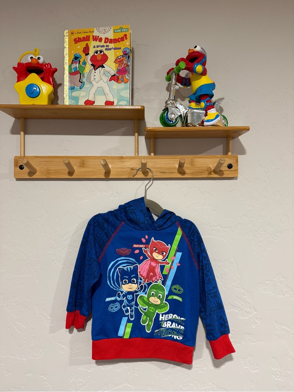 PJ Masks Kids' Blue Hooded Sweatshirt - PJ Masks Graphic